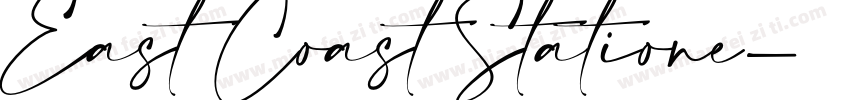 East Coast Statione字体转换